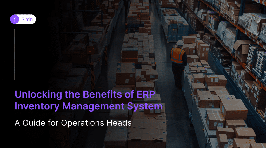 Benefits of ERP inventory management system